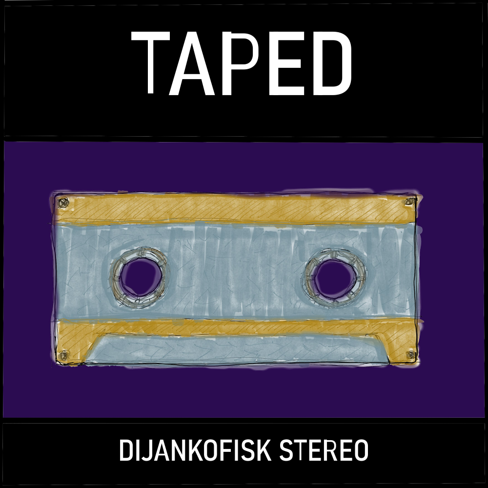 Taped album cover